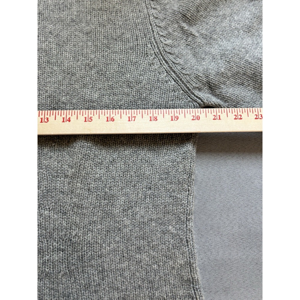 White + Warren Cashmere Rollneck Sweater Sz L Relaxed Quiet Luxury Soft - Picture 3 of 10